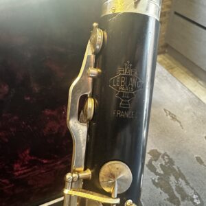 G. Leblanc Paris Bass Clarinet — Early 1960s Professional Wooden Instrument to Low Eb